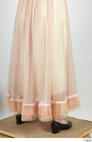  Photos Woman in historical Celebration dress Historical Clothing leg lower body pink dress 0006.jpg